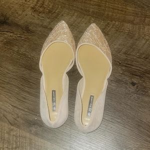 BCBGeneration suede and lace flats